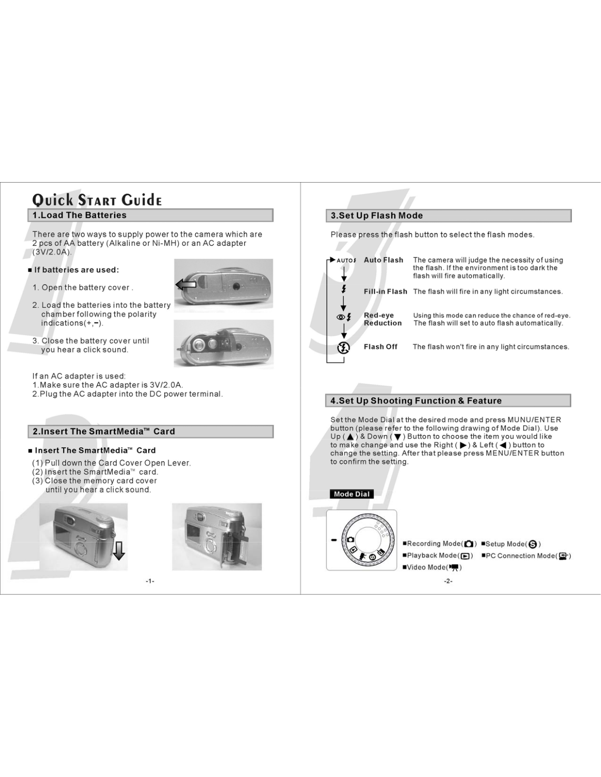 Concord EYE-Q 3120 QUICK START GUIDE