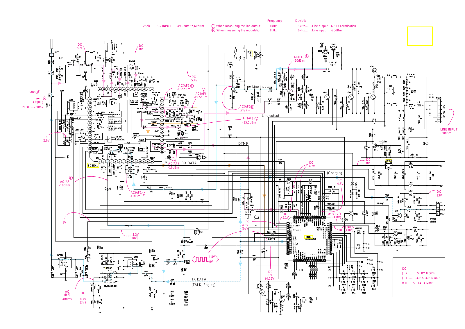 Panasonic KXTC1000 Diagram