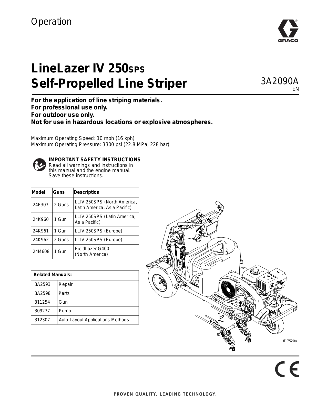 Graco 24K961, 24M608, 24K962, 24K960 User Manual