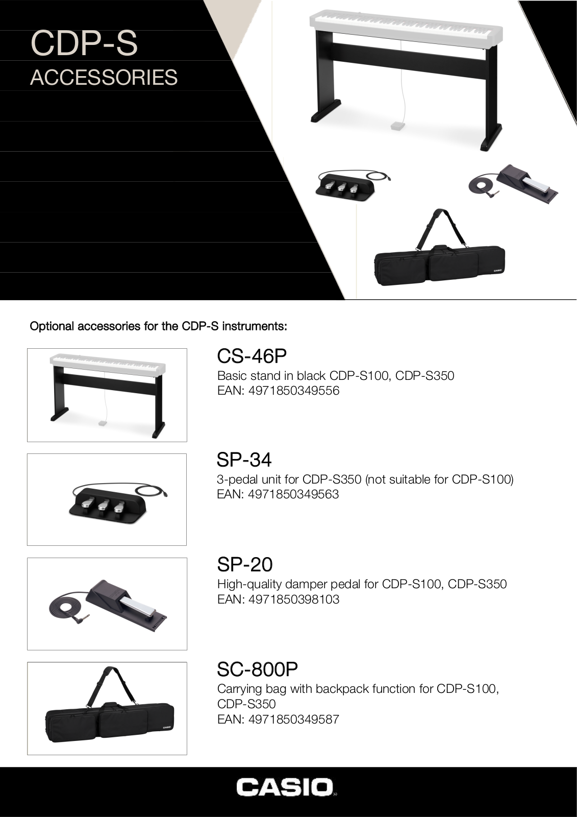 Casio SP-34 User manual