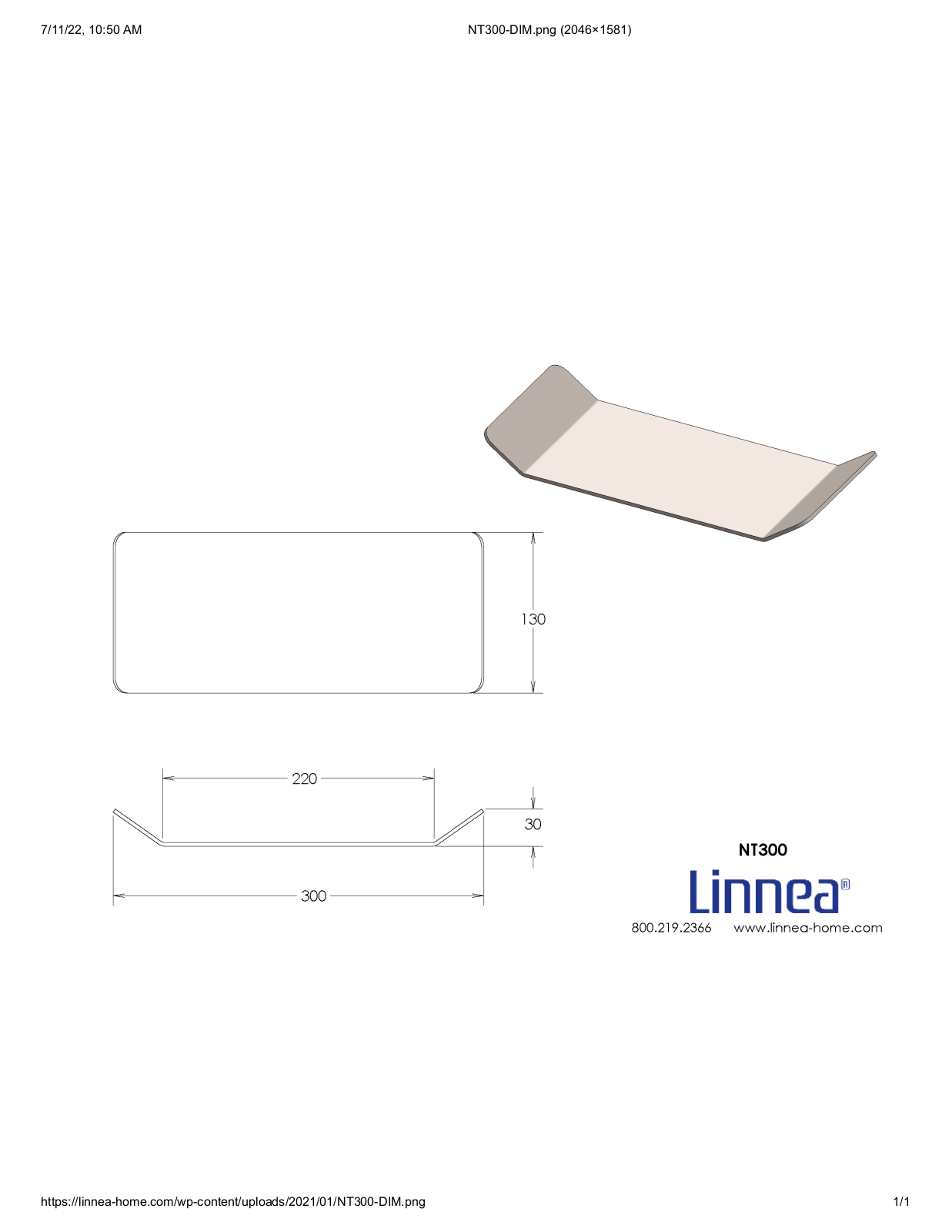 Linnea LNNE9045 Dimensions - ManualMachine.com