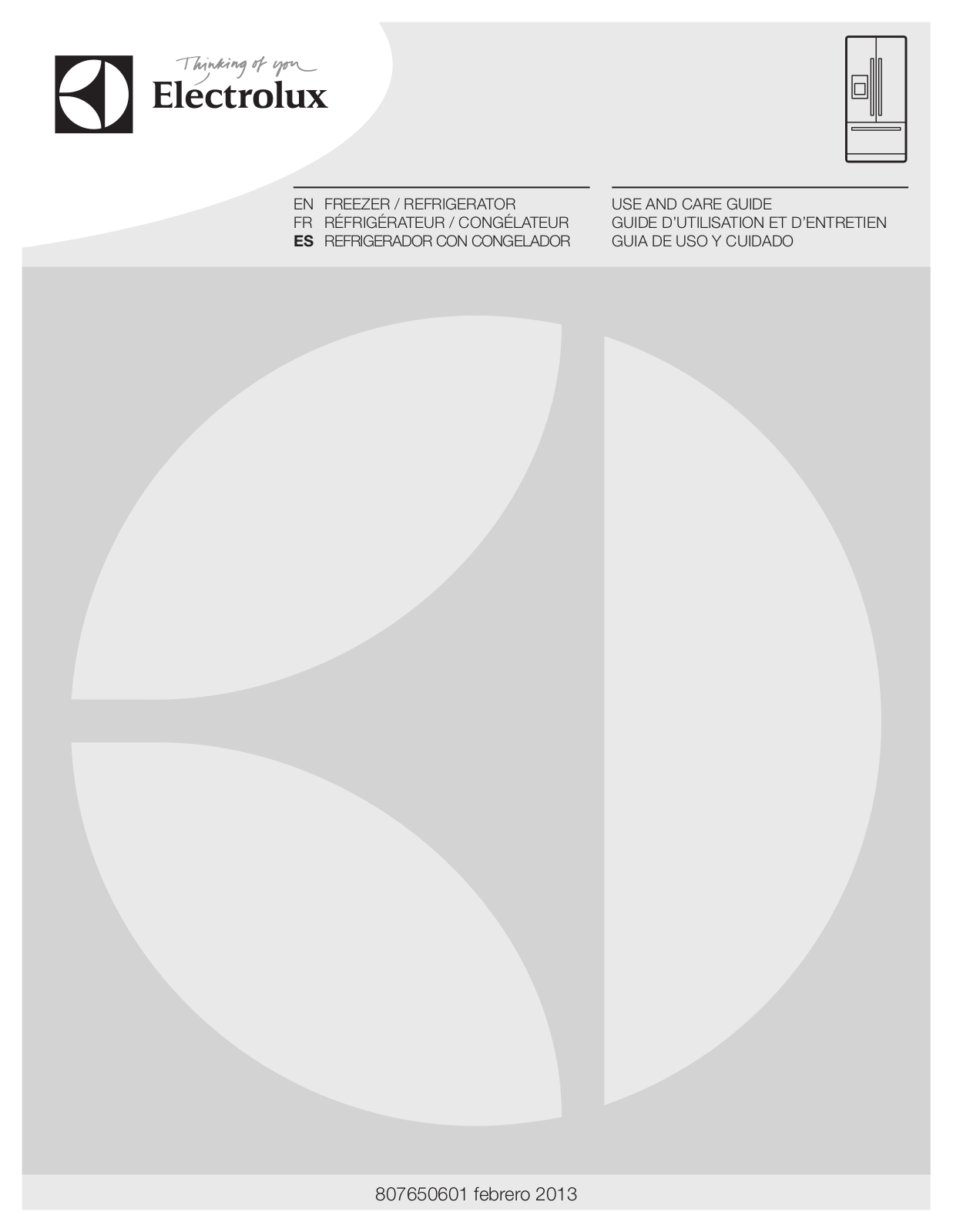 Electrolux EW23BC85K User Guide