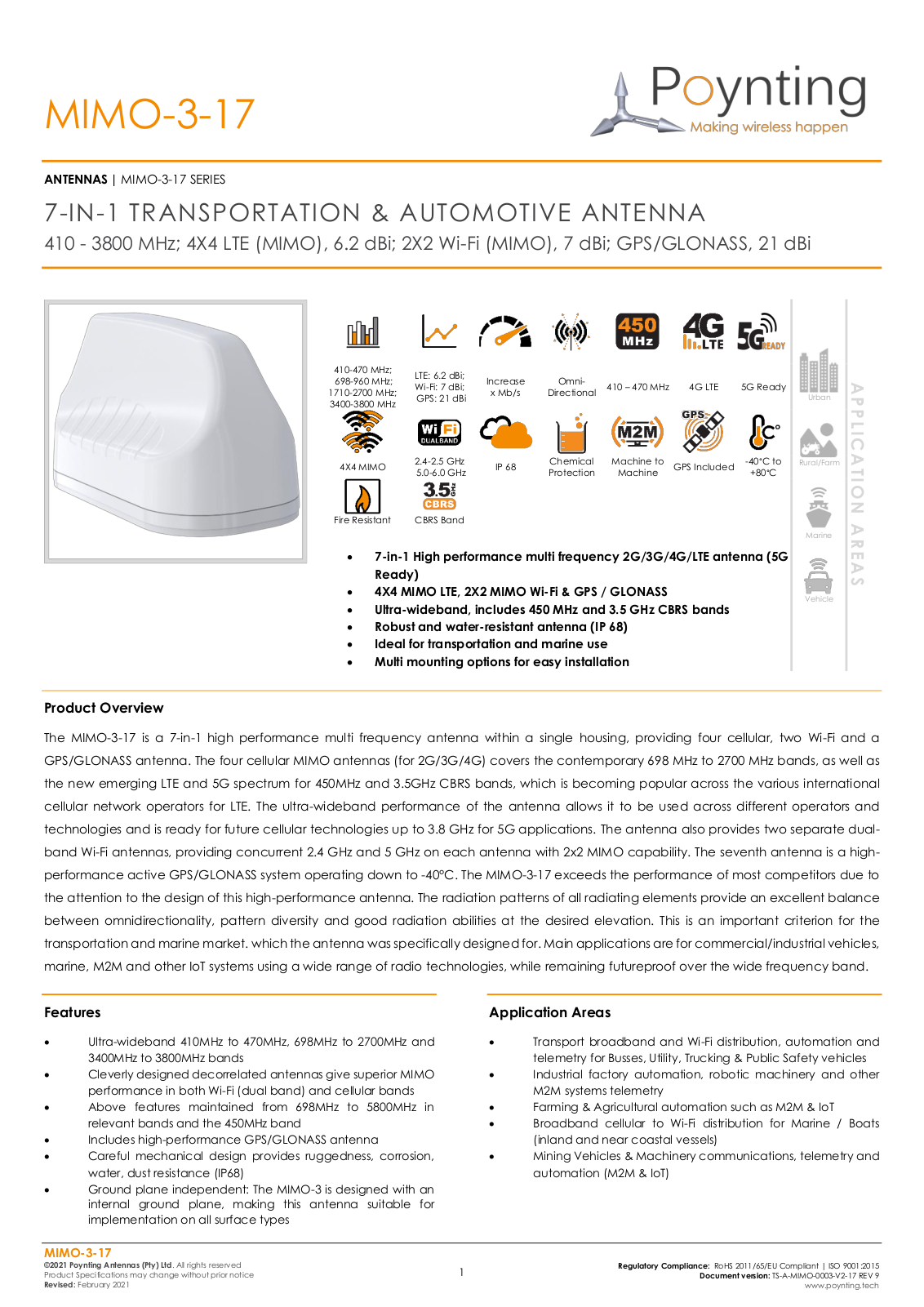 POYNTING POY MIMO-3-17 Datasheet - ManualMachine.com