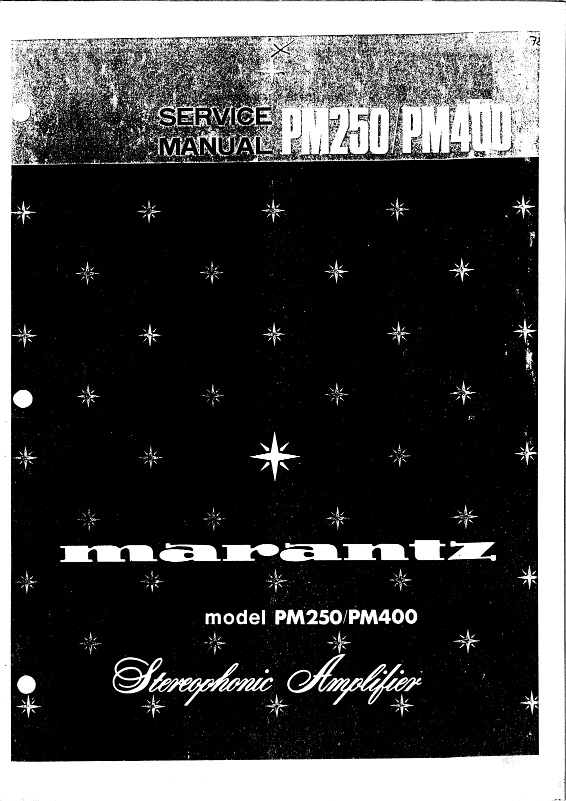 Marantz PM-250 Service Manual