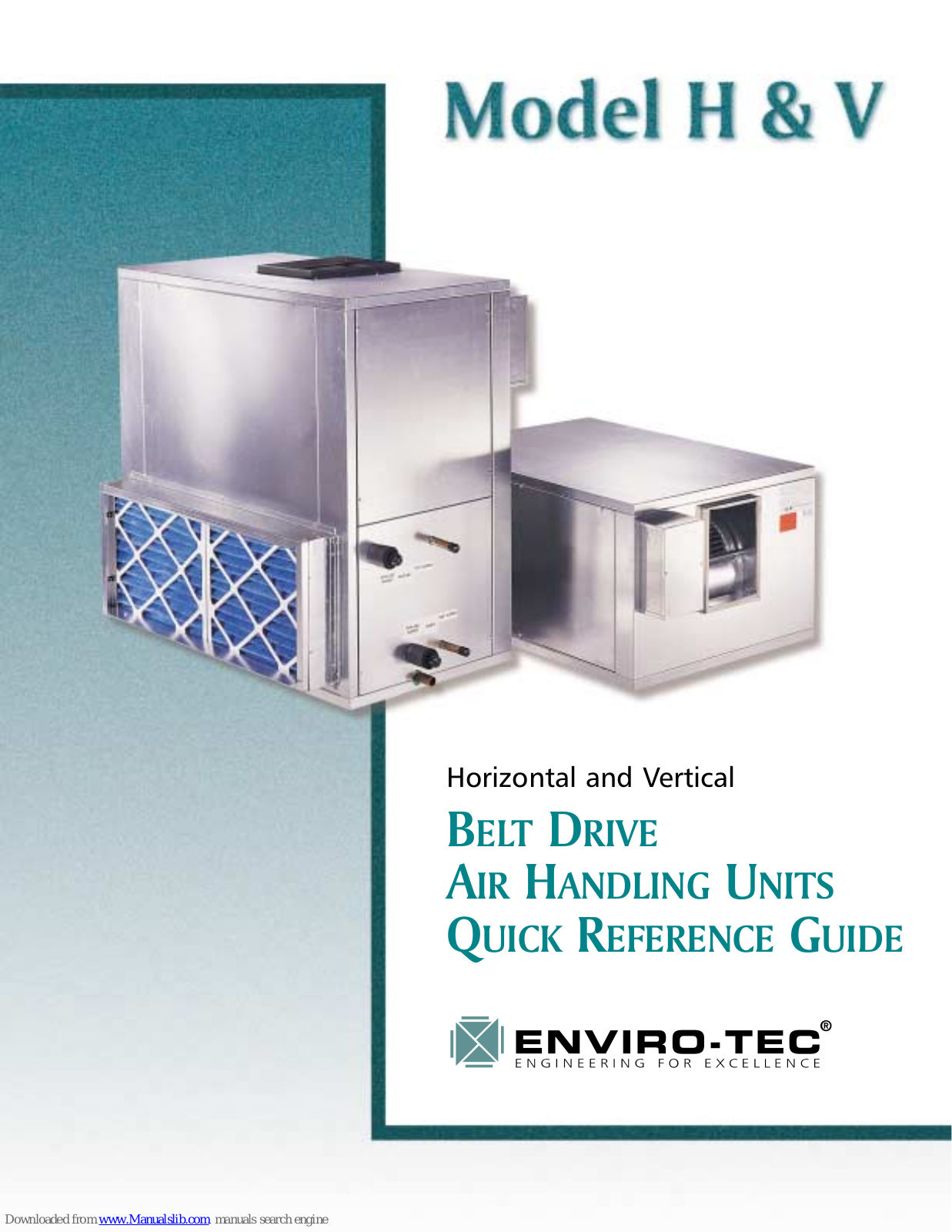 Enviro H, V Quick Reference Manual - ManualMachine.com