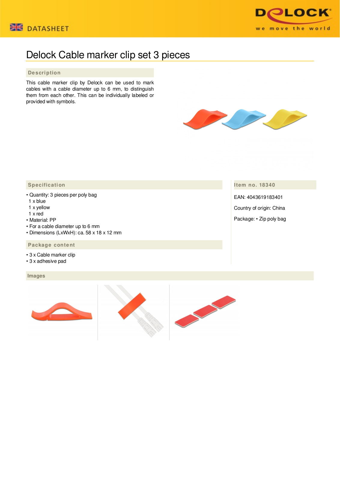 DELOCK 18340 Datasheet - ManualMachine.com