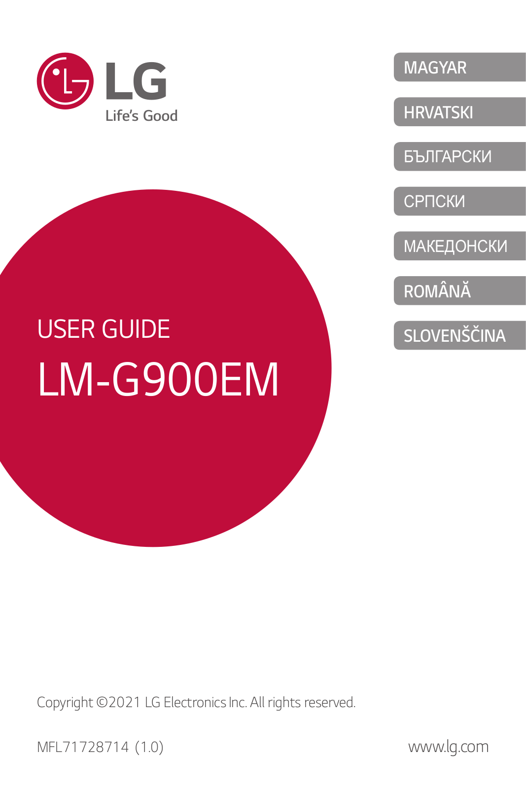 LG LMG900EM Owner’s Manual