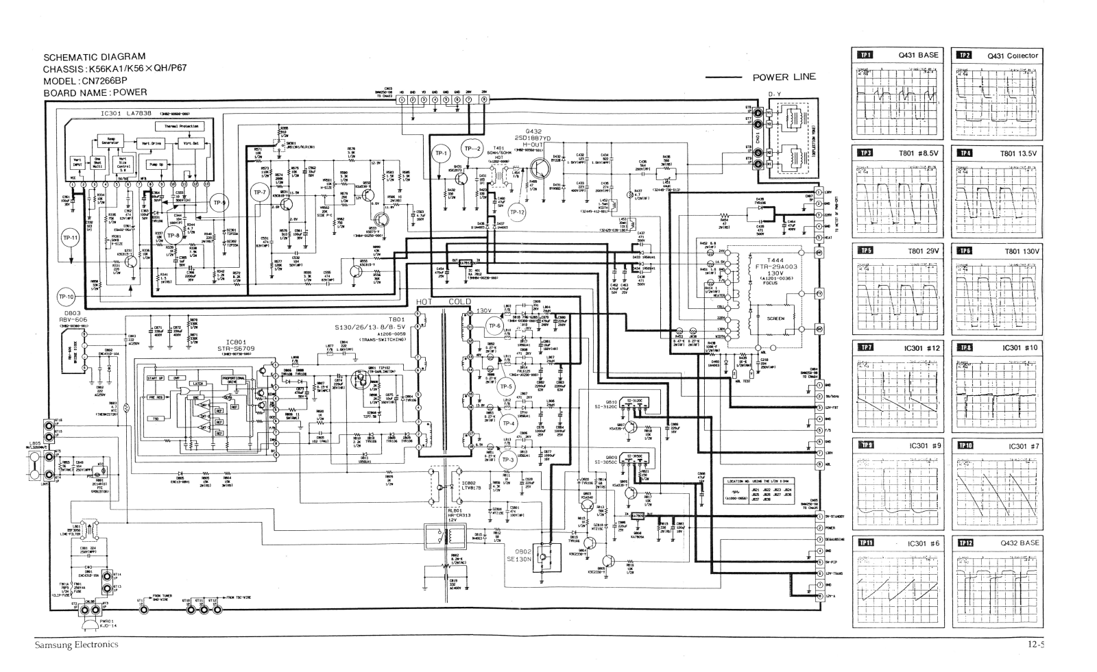 Samsung CN7266BP Schematic