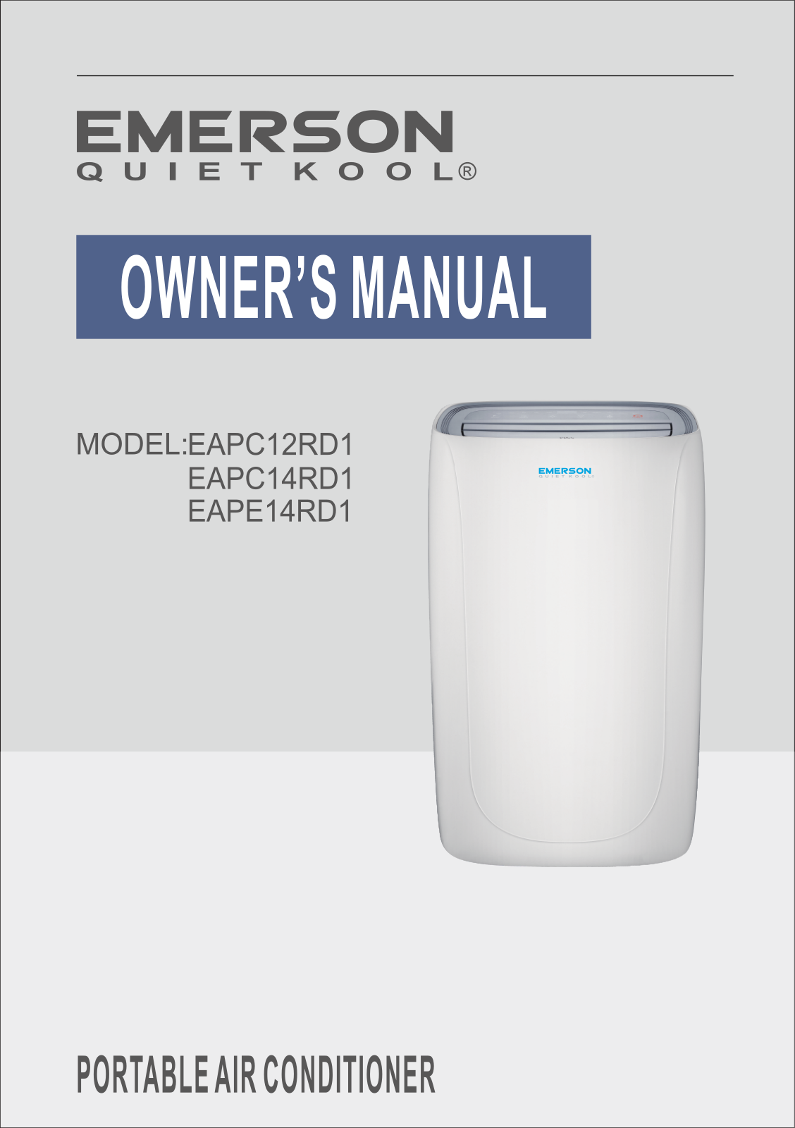 Emerson EAPE14RD1, EAPE12RD1 User Manual