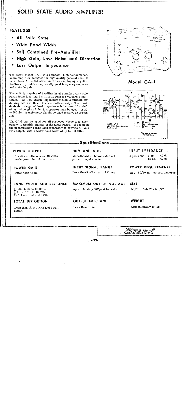 Other S Stark-GA1 Schematic - ManualMachine.com