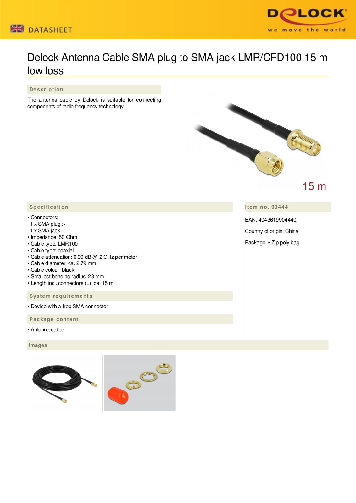 DELOCK 90444 Datasheet - ManualMachine.com