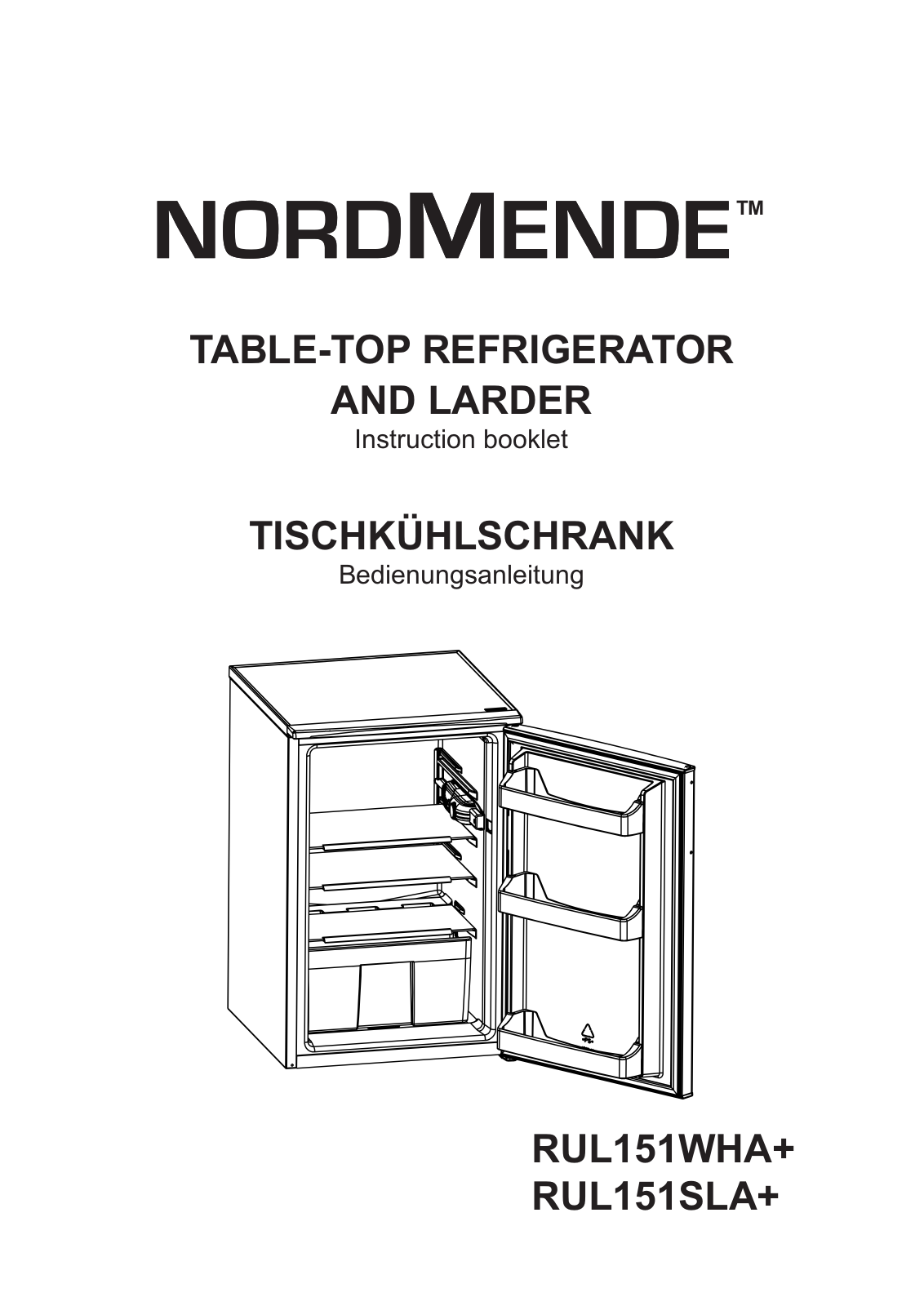 Nordmende RUL151WHA, RUL151SLA User Manual