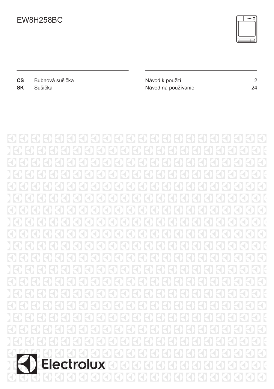 Electrolux EW8H258BC User Manual