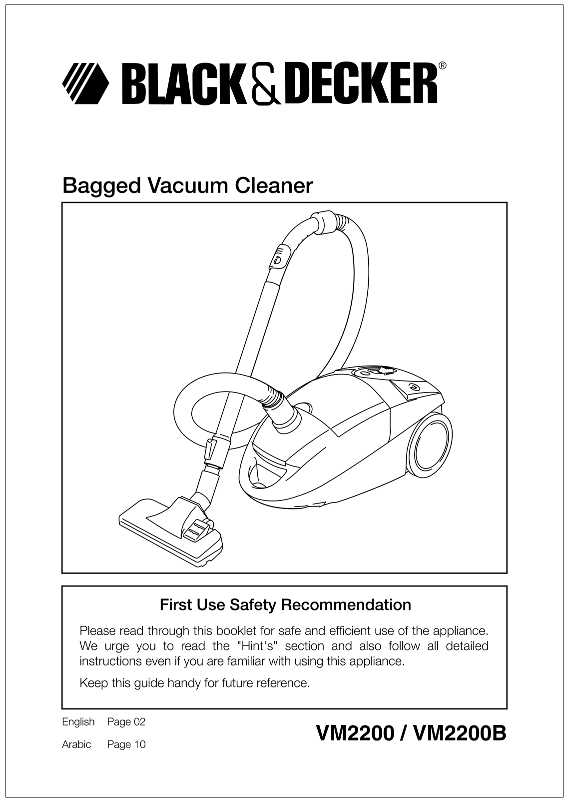 Black & Decker VM2200, VM2200B User Manual