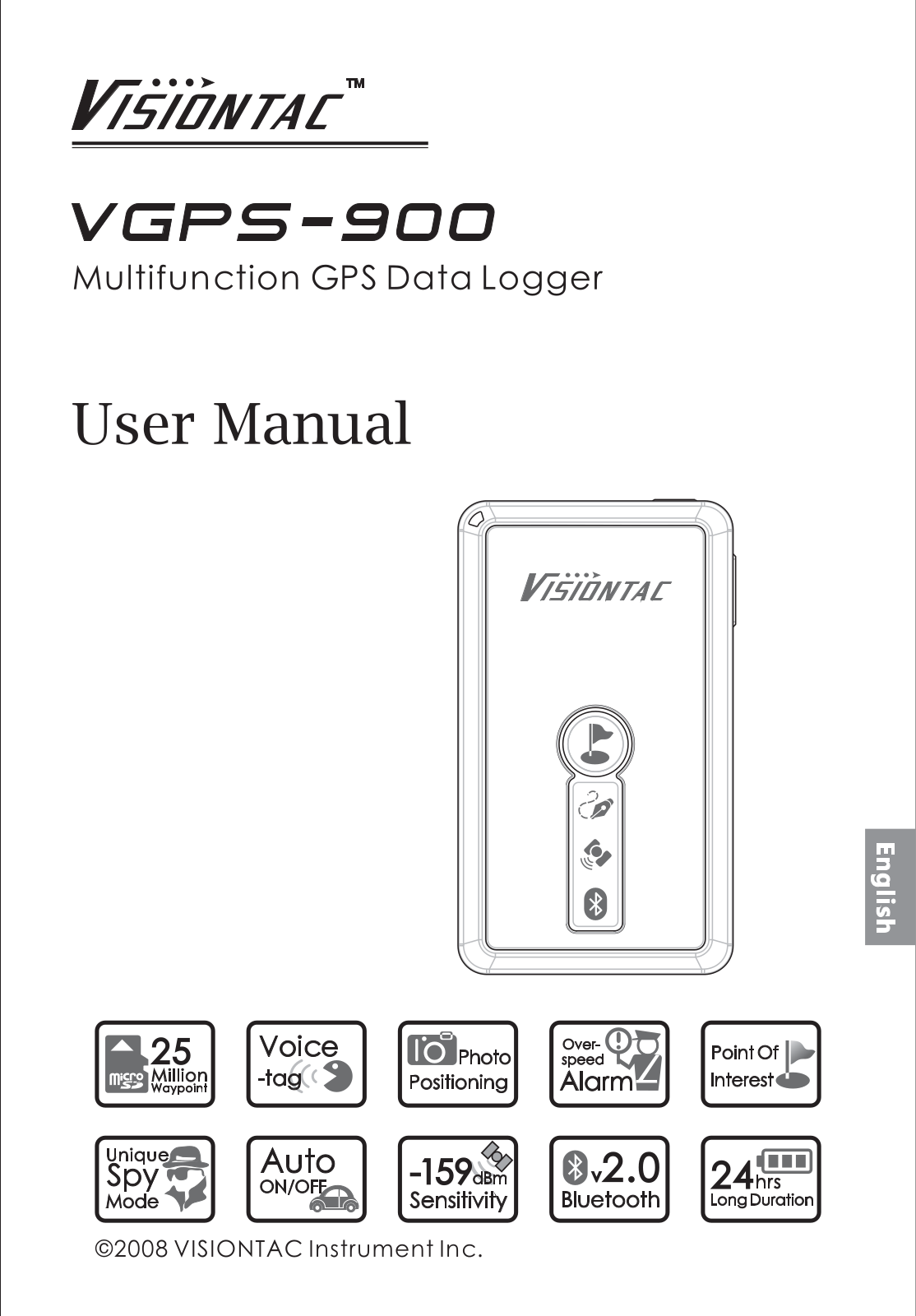 Visiontac VGPS-900 User Manual