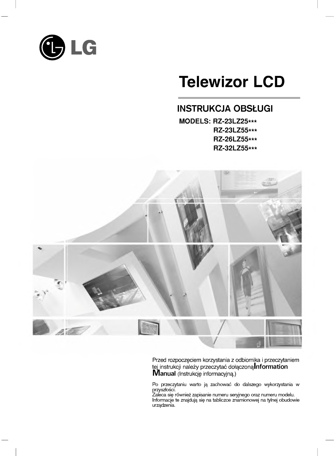 Lg RZ-23LZ55, RZ-26LZ55 User Manual