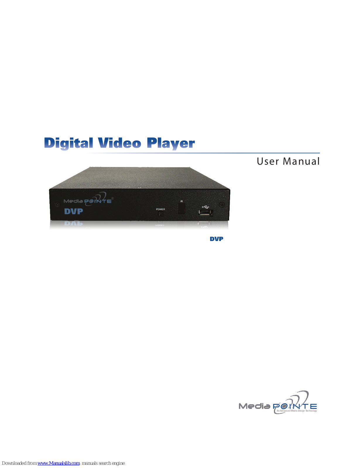 Media Pointe DVP User Manual - ManualMachine.com