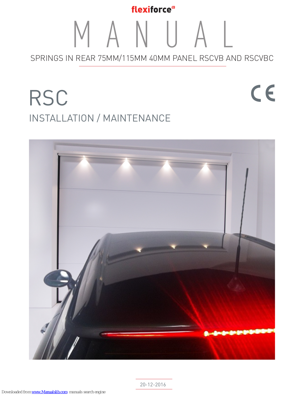 FlexiForce RSC Installation & Maintenance - ManualMachine.com