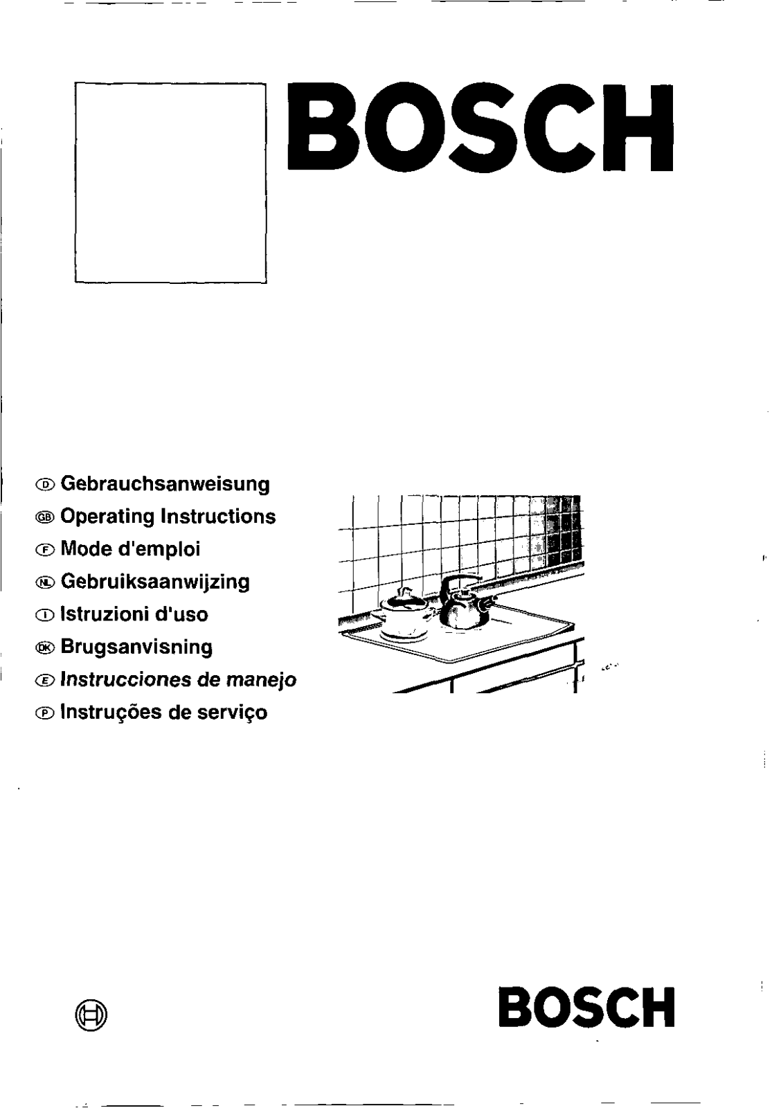 BOSCH NKT616E User Manual