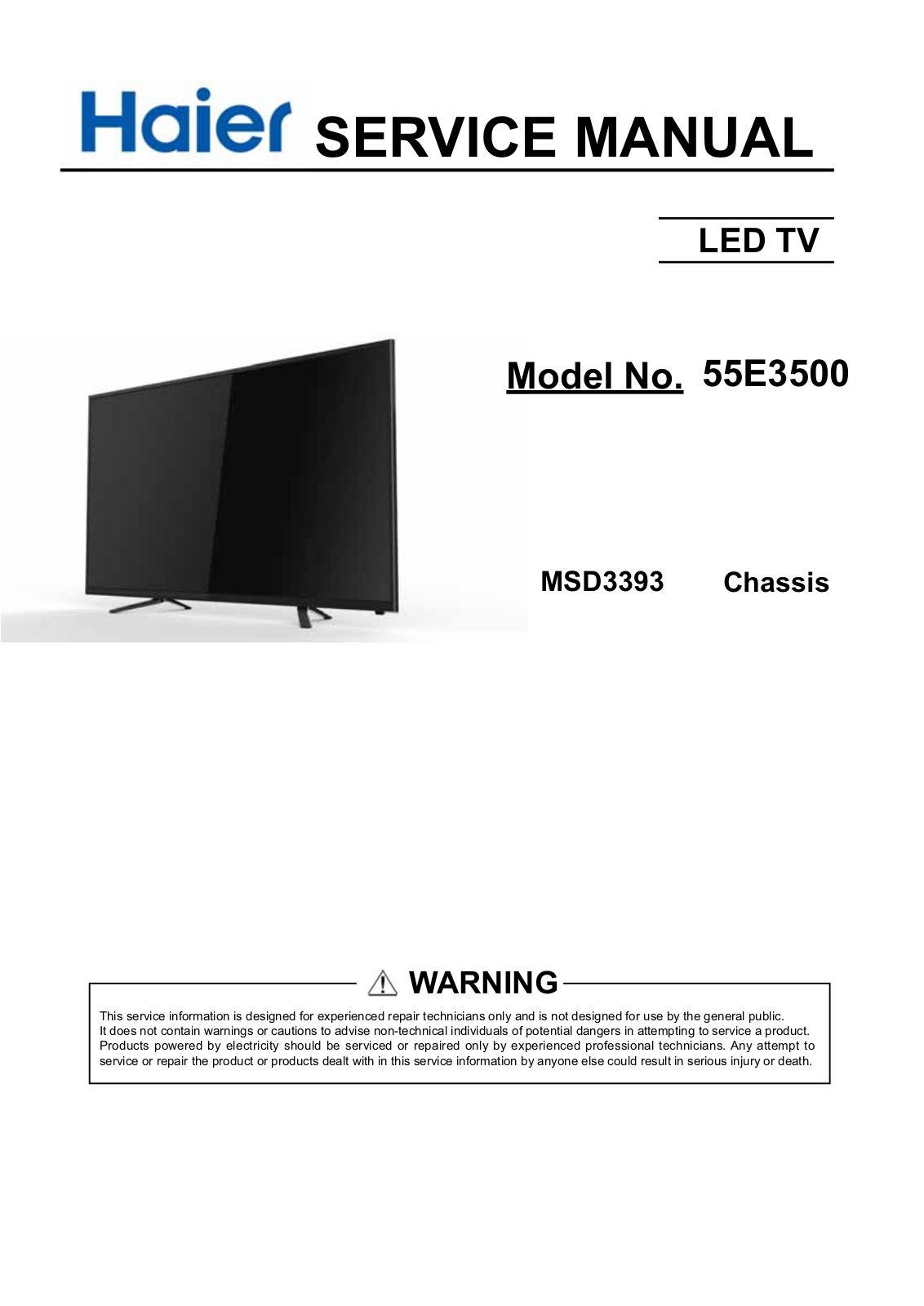 Haier 55E3500 Schematic