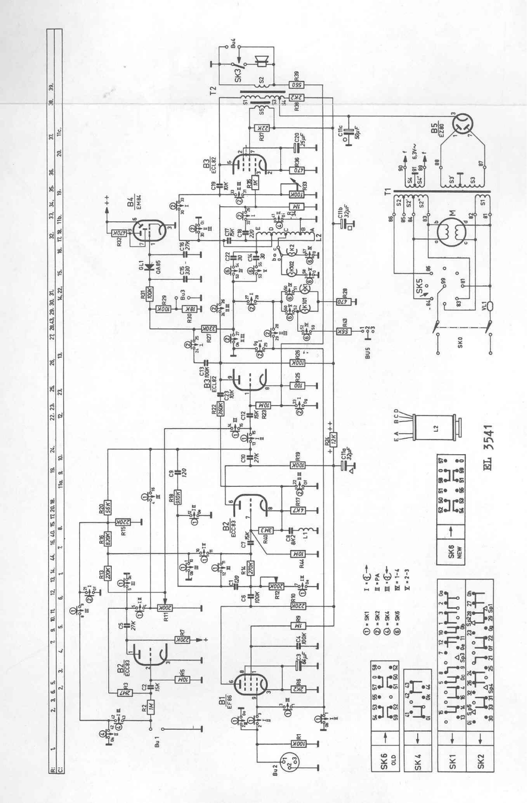 Philips EL-3541 Schematic