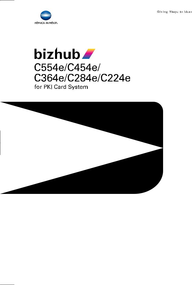 Konica Minolta bizhub C364e User Manual