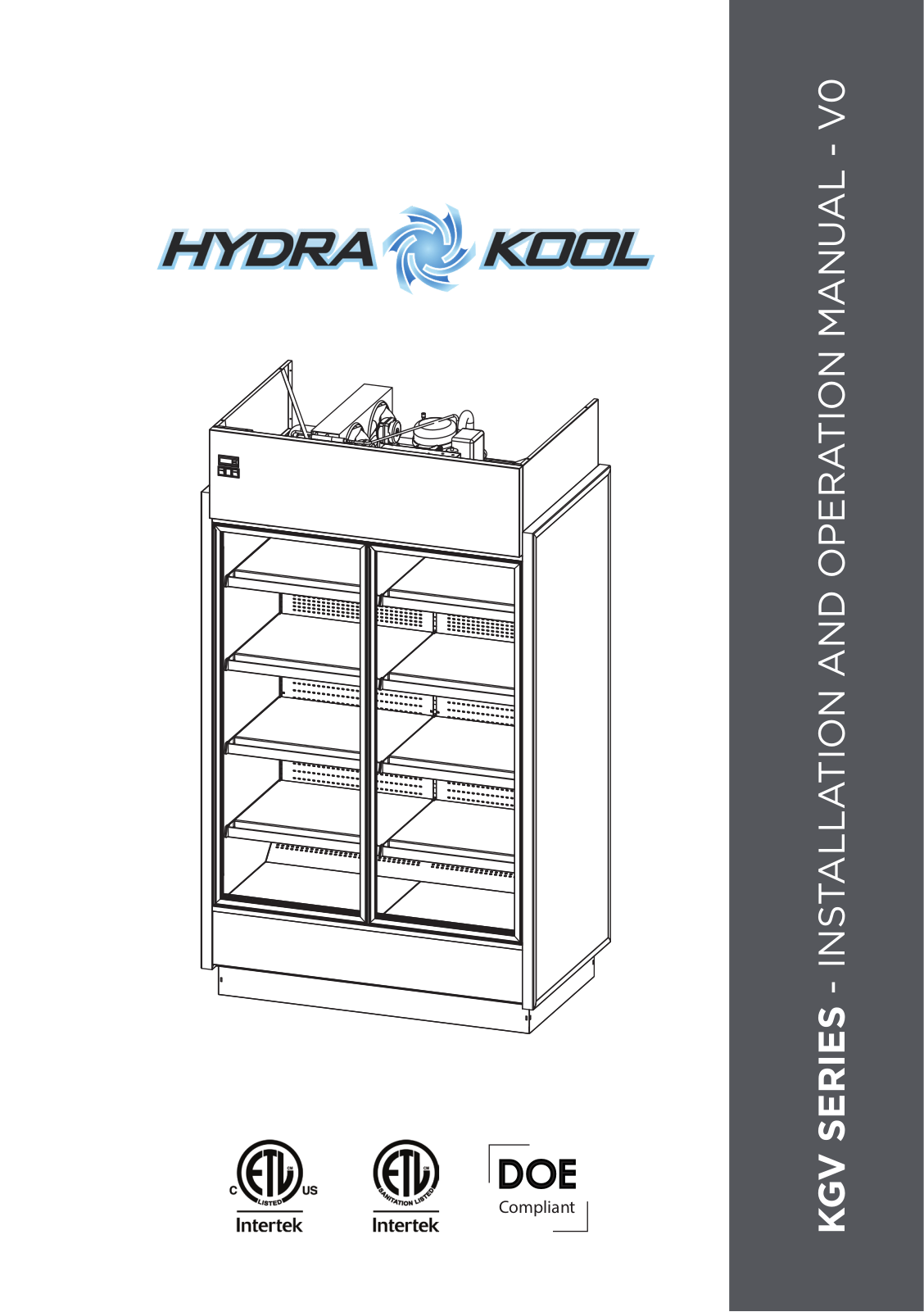 Hydra-Kool KGV-MD-R Installation Manual