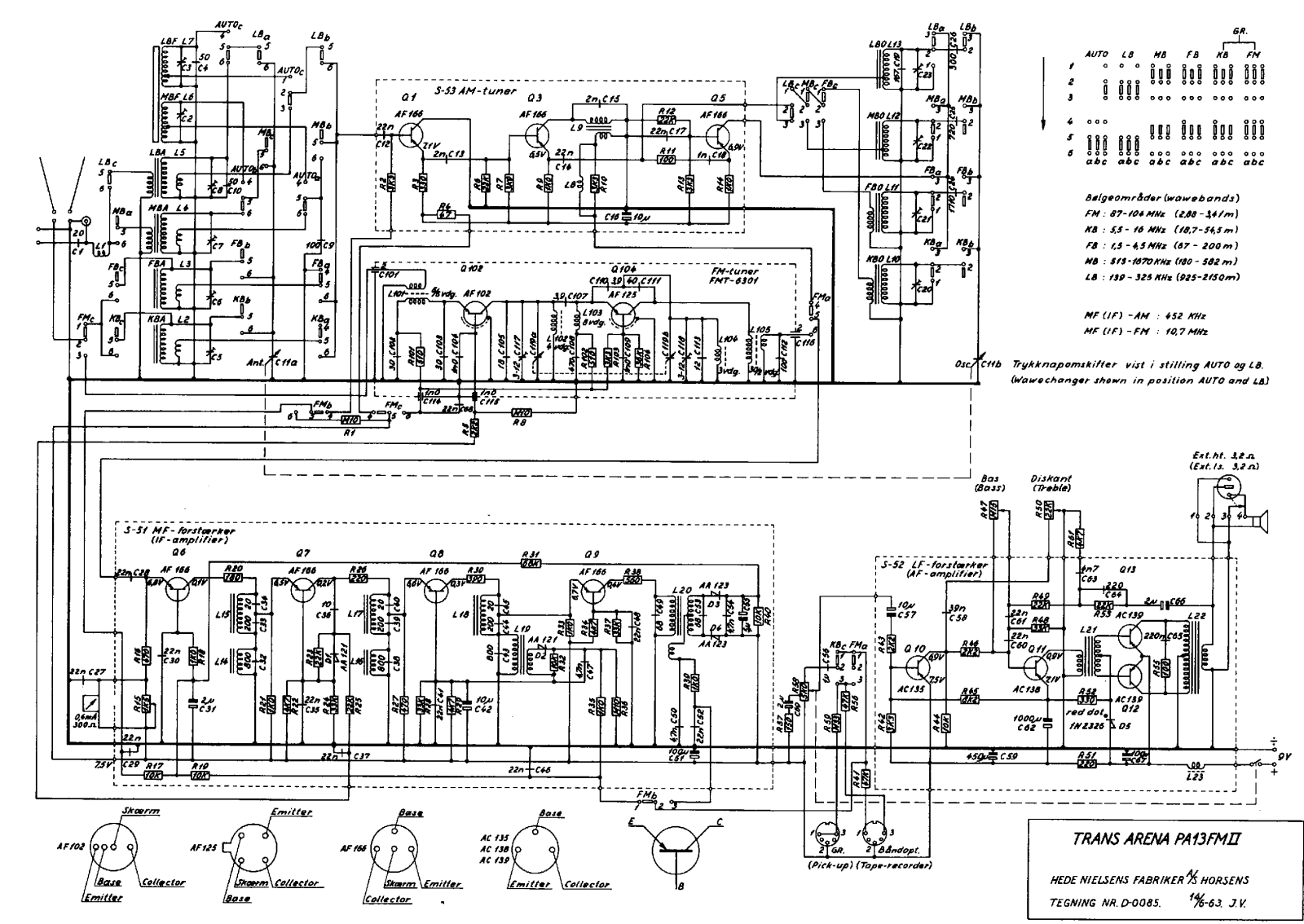 Arena Trans PA13FM2 Schematic - ManualMachine.com