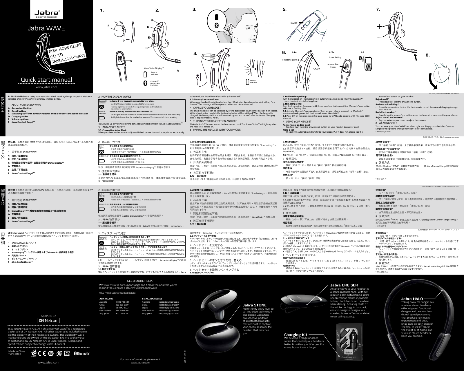 Jabra BTE3 Quick start manual - ManualMachine.com