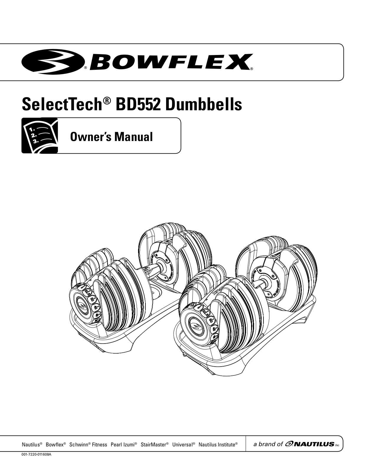 Bowflex BD552 User Manual