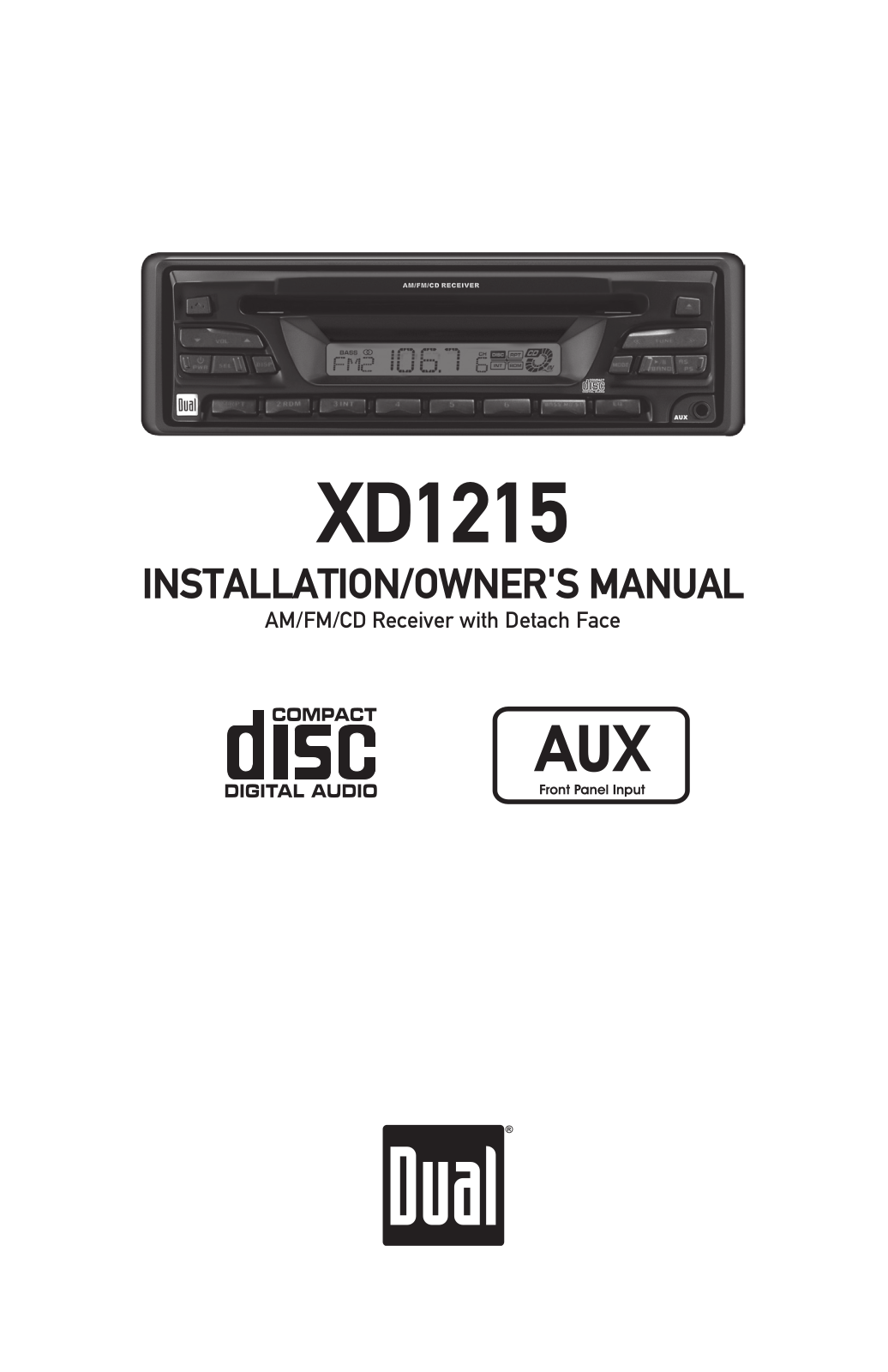 Dual XD1215 User Manual