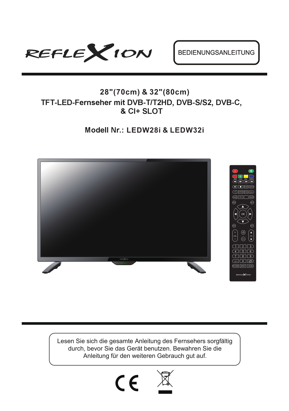 Reflexion LEDW32i, LEDW28i User guide