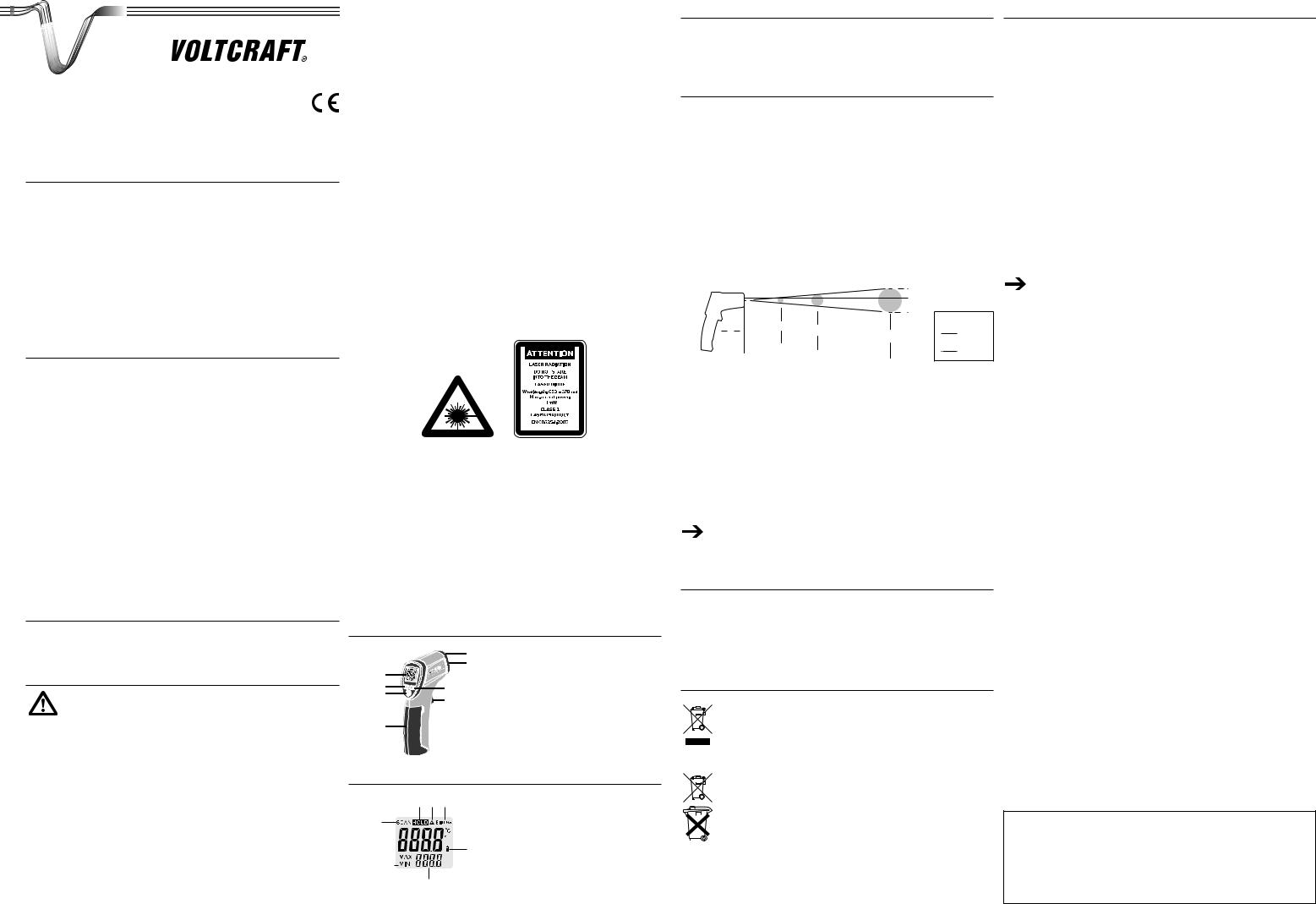 VOLTCRAFT IR 260-8S Operation Manual