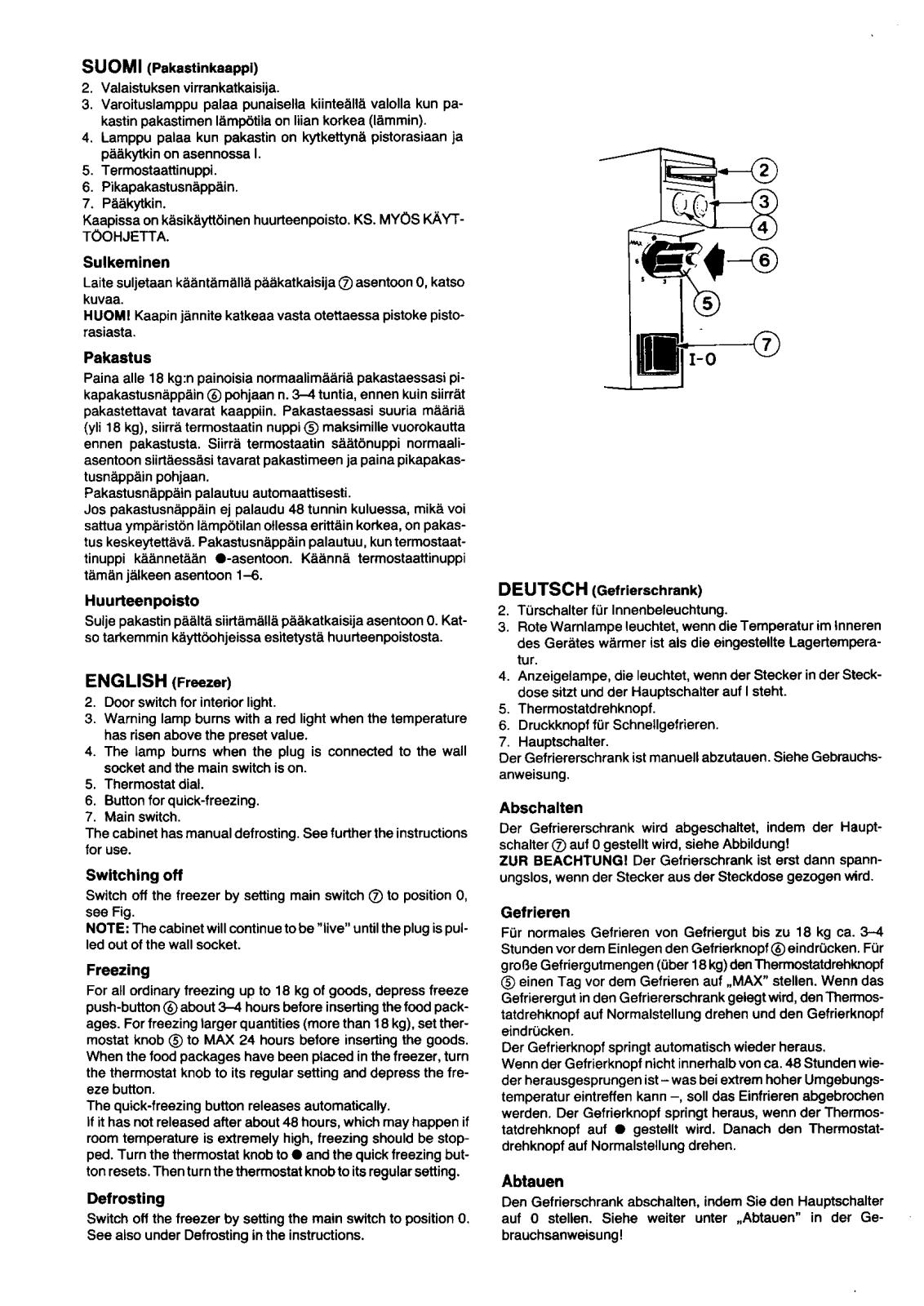 electrolux EU3200C, EU2100C, EU2700C User notes