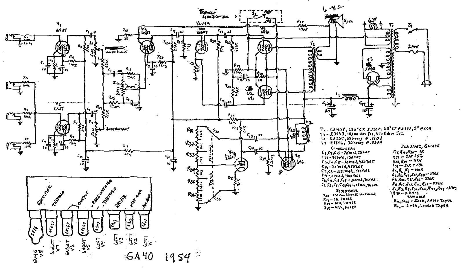 Gibson ga40 schematic