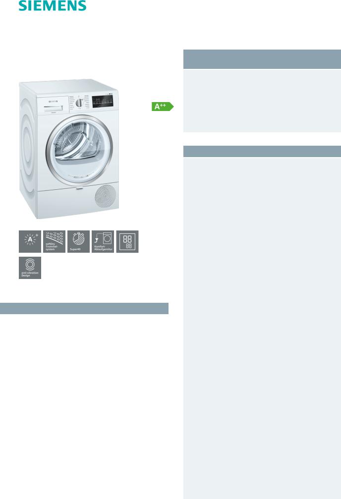 Siemens WT45RT80 User Manual