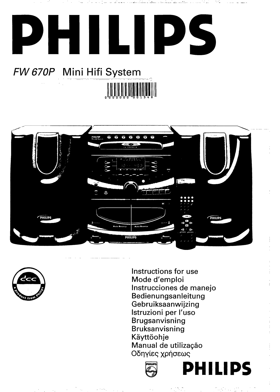 Philips FW670P/22, FW670P/21 User Manual