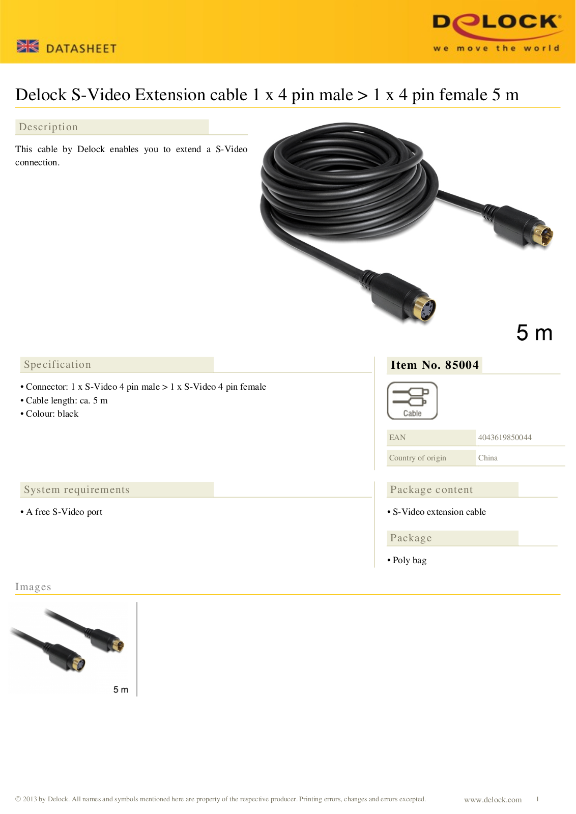 DeLOCK 85004 User Manual