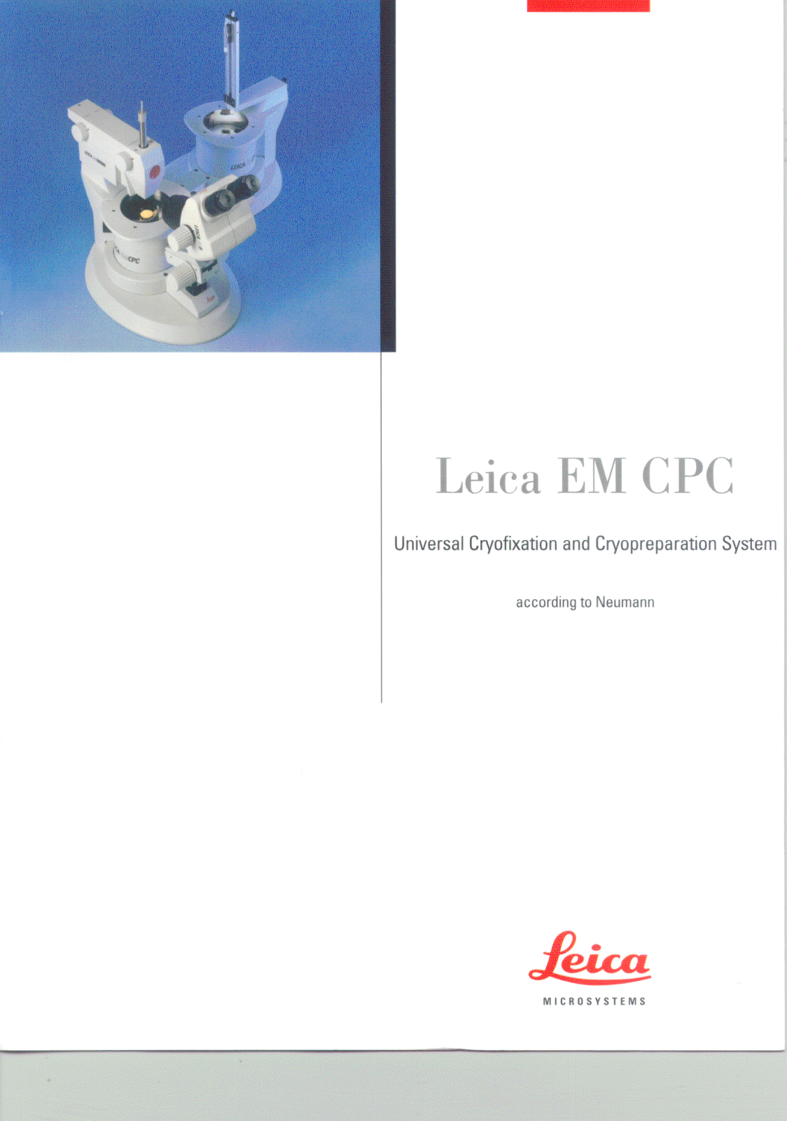 Leica EM CPC User Manual