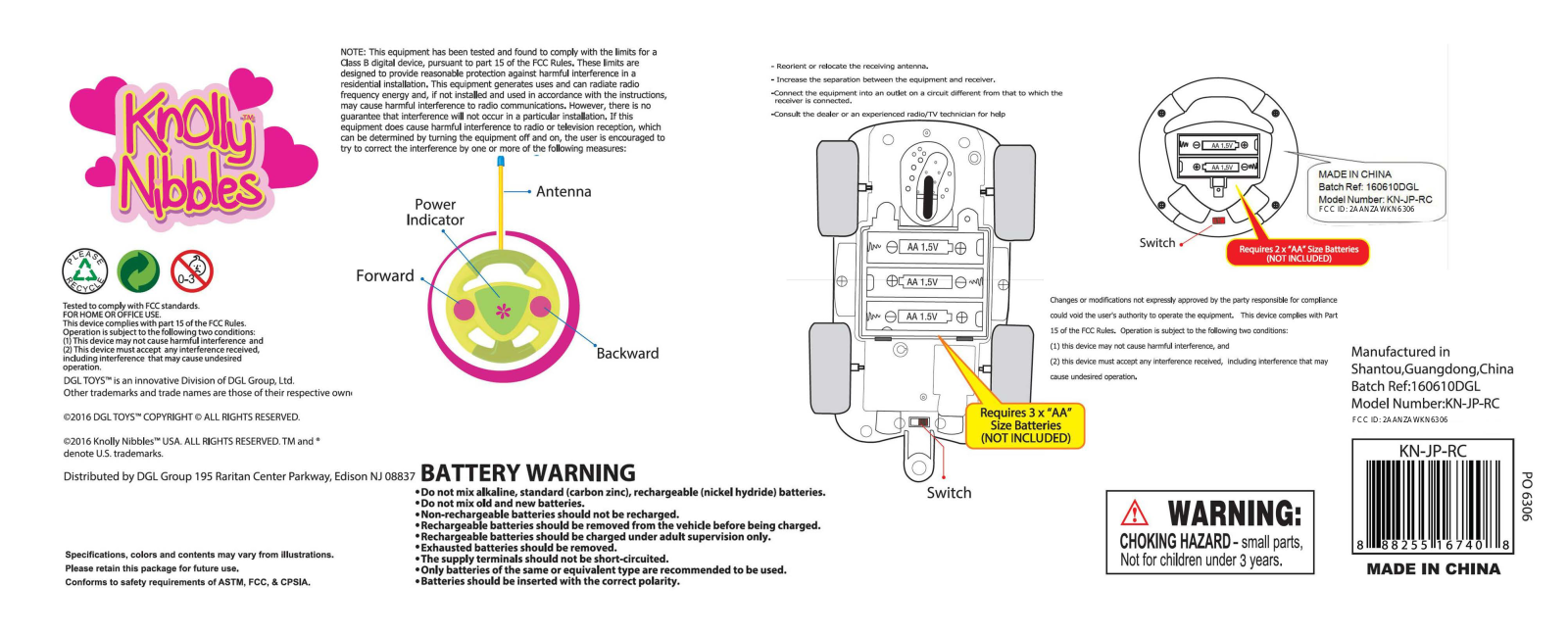 DGL Group AWKN6306 User Manual