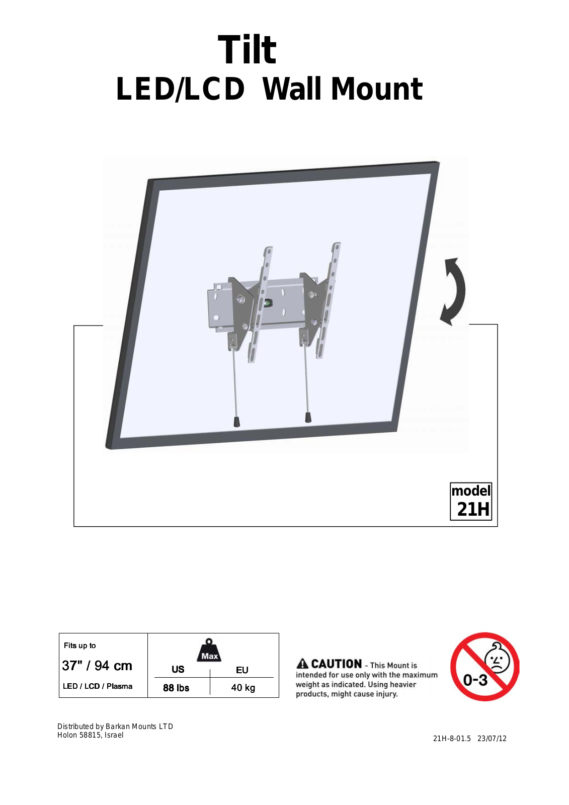 Barkan 21H User Manual