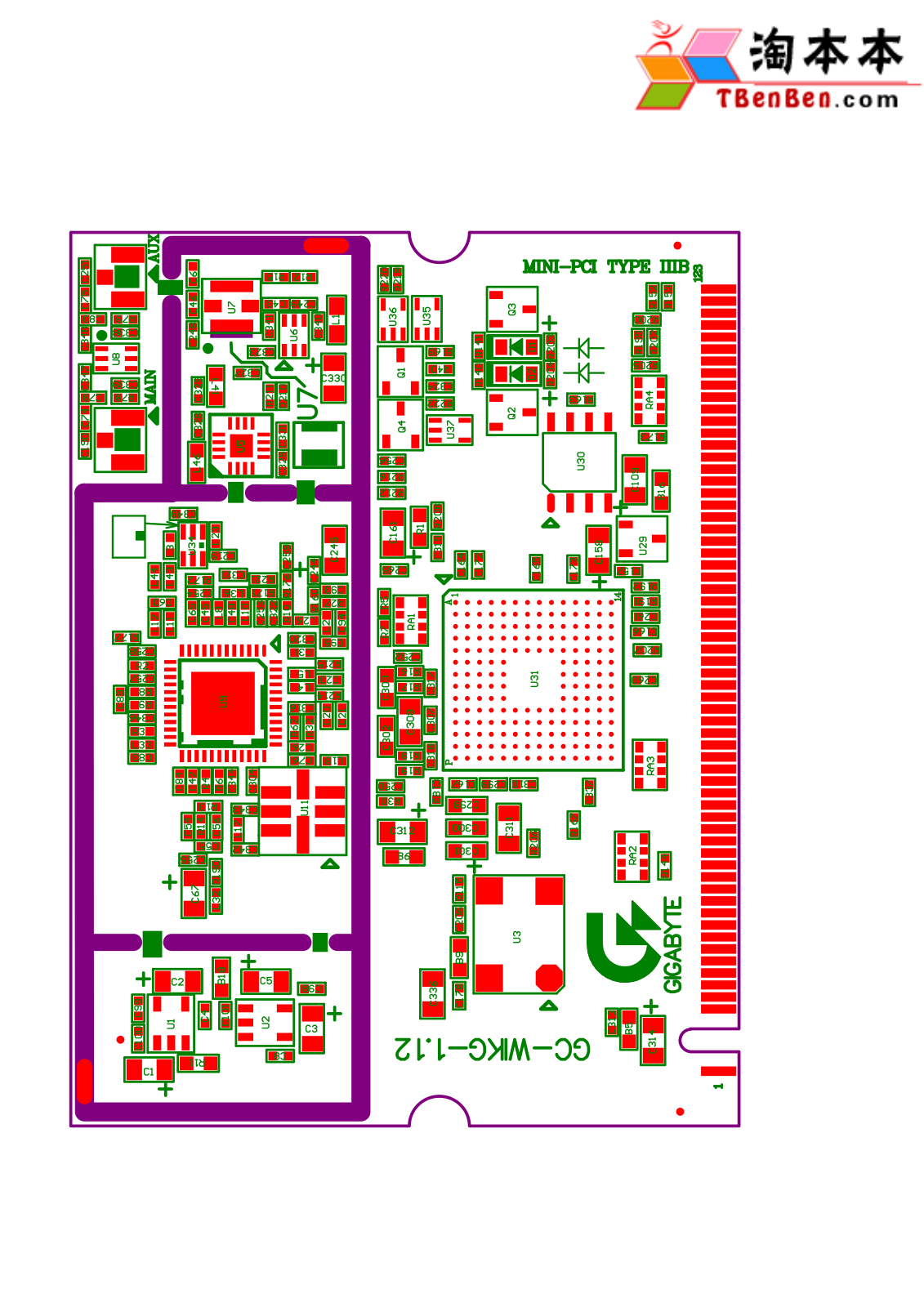 Gigabyte GC-WIKG-1.12 Schematics