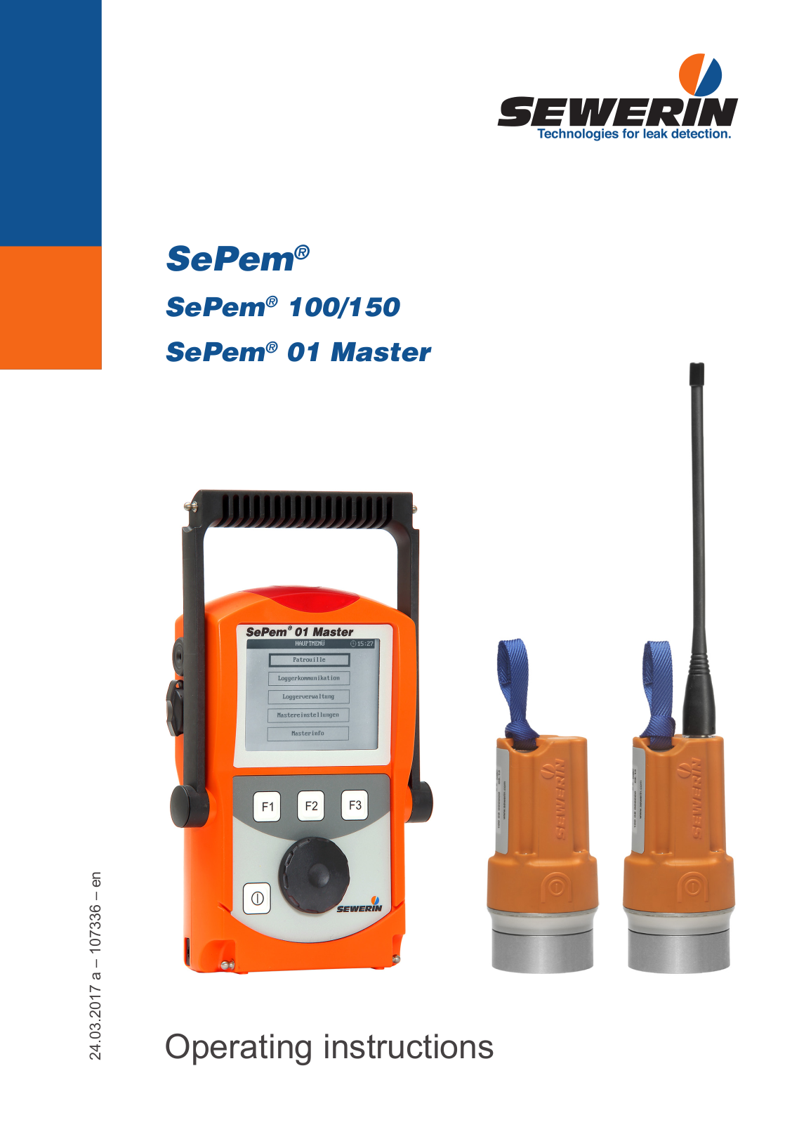 sewerin SePem 100, SePem 150, SePem 01 Master Operating Instructions Manual