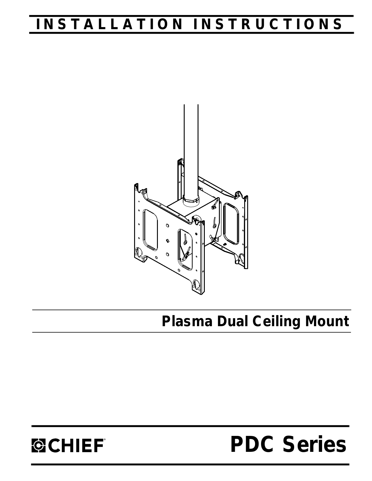 Chief Manufacturing PDC User Manual