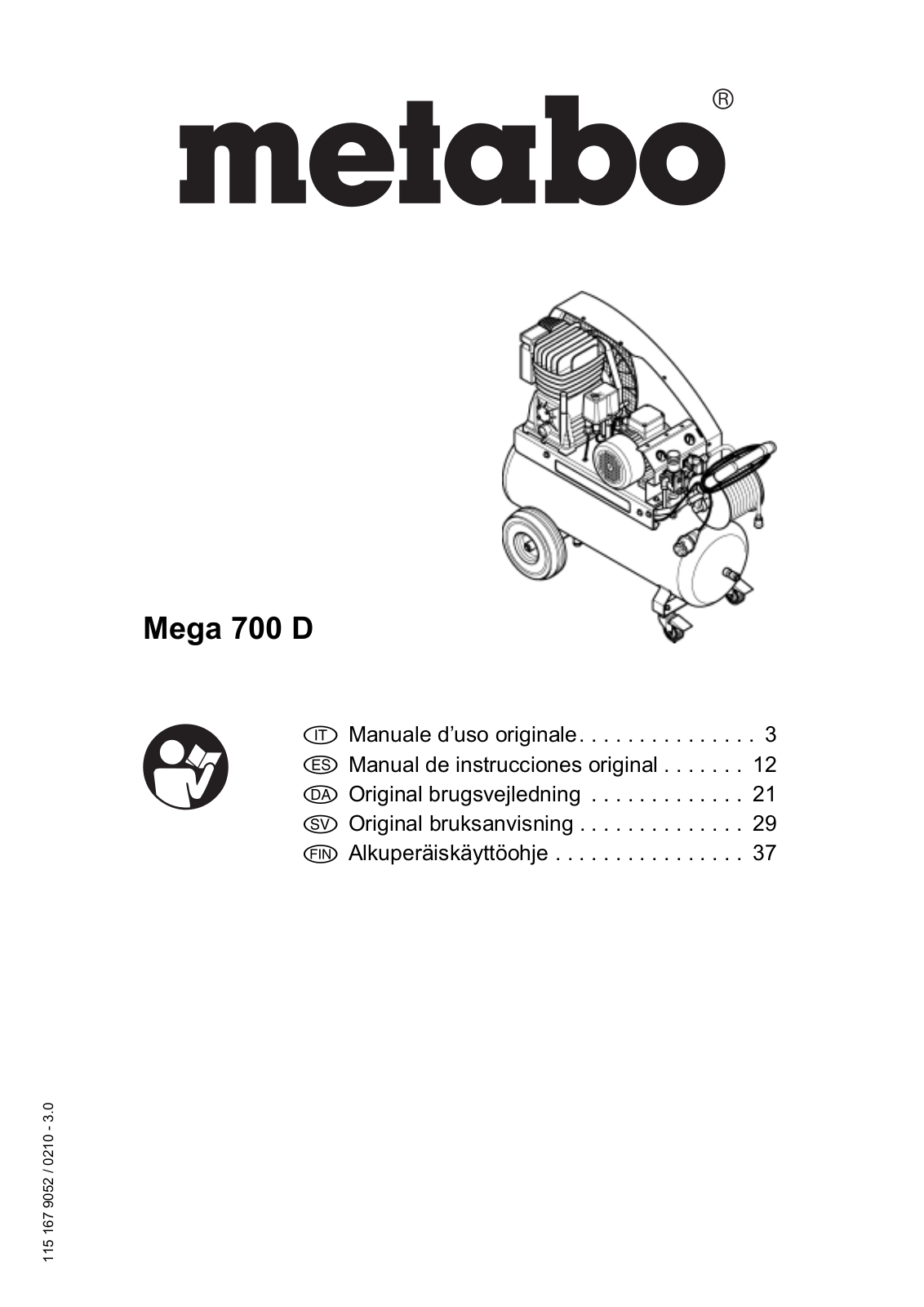 Metabo Mega 700 D User guide - ManualMachine.com