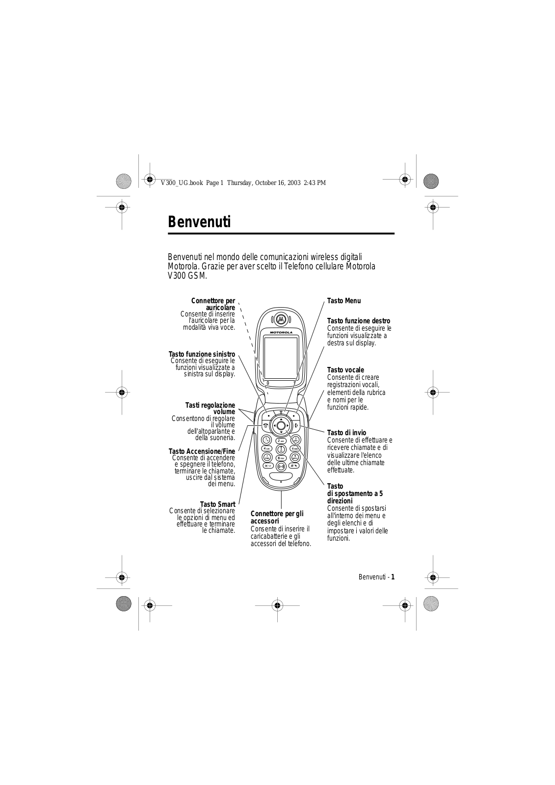 Motorola V300 User Manual