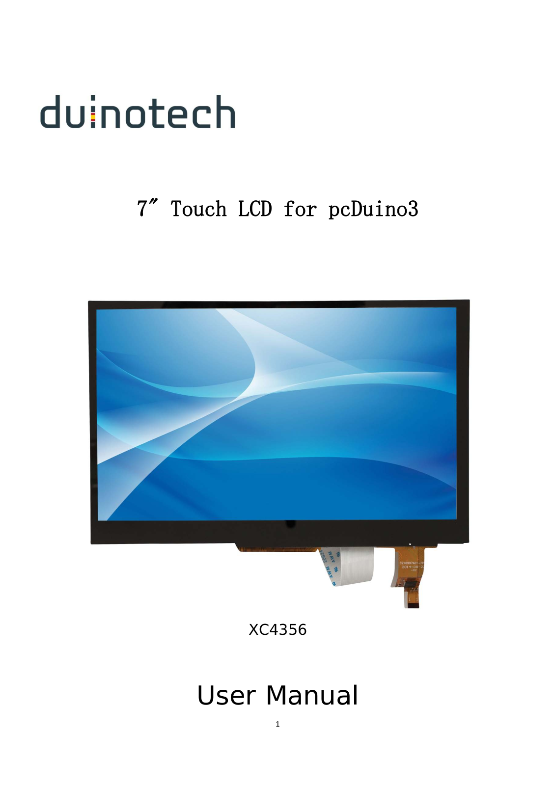 Duinotech XC4356 User Manual