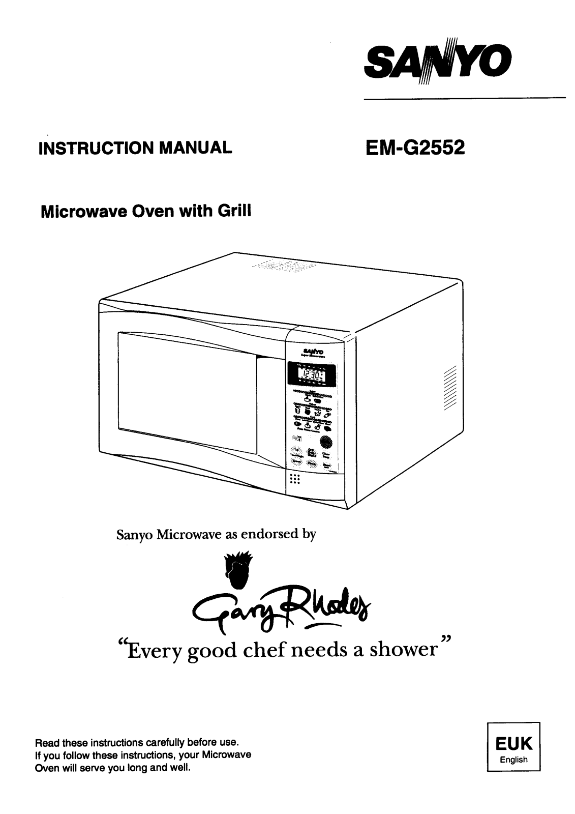 Sanyo EM-G2552 Instruction Manual