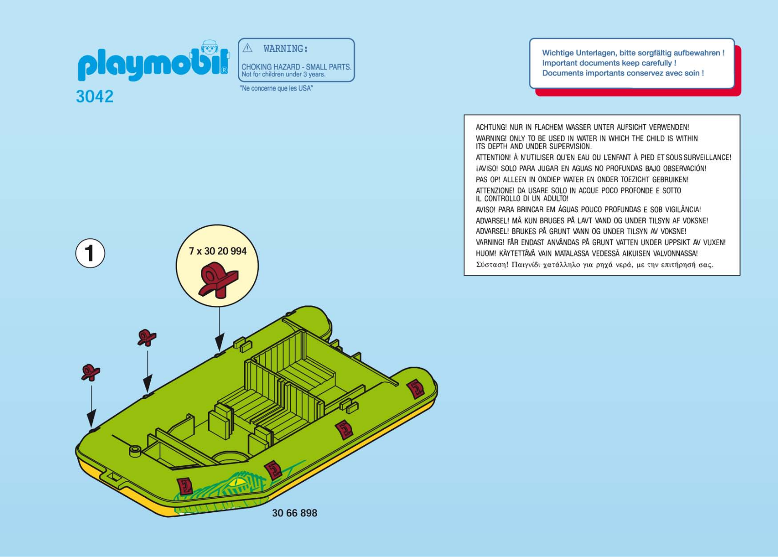 Playmobil 3042 Instructions