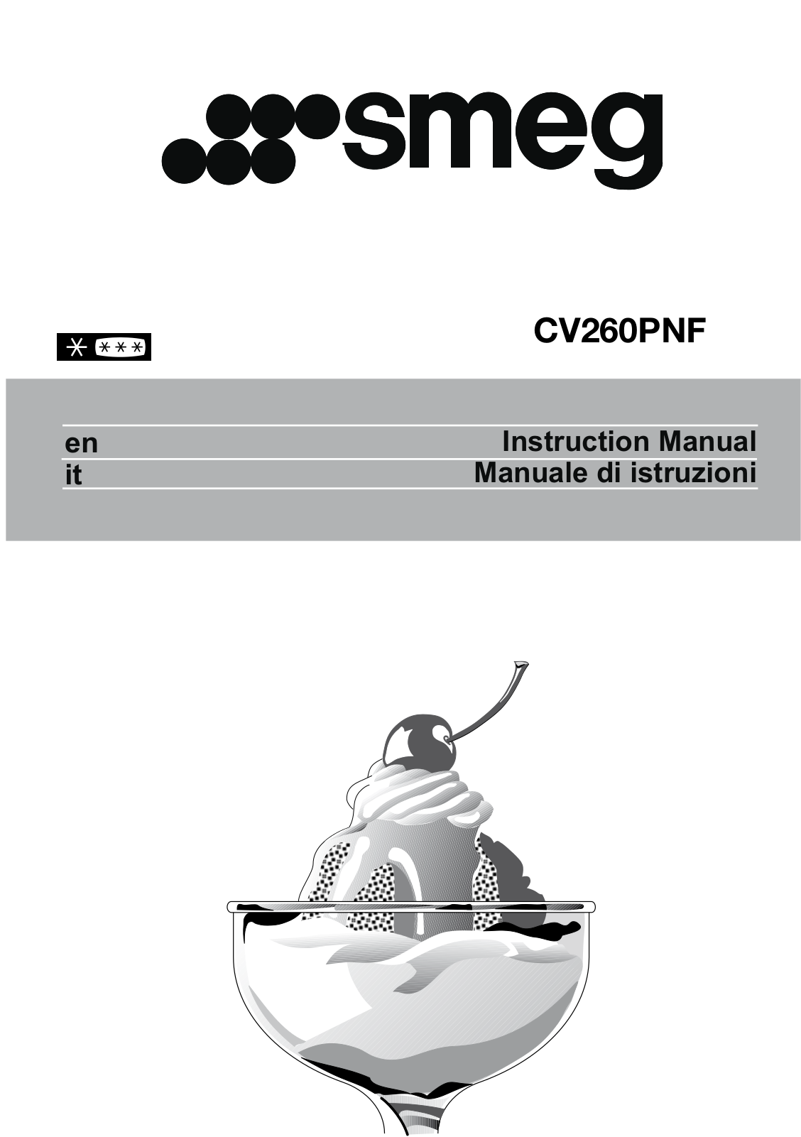 Smeg CV260PNF, CV270PNF1 User Manual